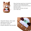 Miniatyrbilde 3 av 5: Søt kjøkkenklokke, mekanisk timer for barn, 60 minutters eggform3