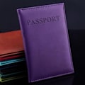 Miniatyrbillede 1 af 7: Faux læder pas etui ID-holder (lilla)