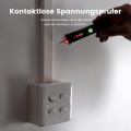 Miniatyrbillede 2 af 7: Berøringsfri AC spændingstester fasetester, med akustisk alarm KLB