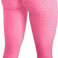 Miniatyrbilde 3 av 4: Berømte leggings, kvinners rumpe løftende yogabukser høye 01 rosa KLB