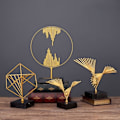 Miniatyrbillede 6 af 6: BJ348 Tredimensionelt Smijern Ornament Geometrisk Form-L (Ørnevinger)