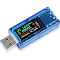 Miniatyrbillede 1 af 7: USB 3,0 Tester Multimeter 3,7-30V 0-4A USB Spannungsprüfer AT34 KLB