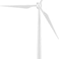 Solcells driven 3D vindkraftverk modell, monterad hantverk vindturbin KLB