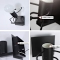 Pikkukuva 1 / 2: LED-seinävalaisin sisätiloihin, moderni seinävalaisin, E27 vintage metalli