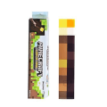 Miniatyrbillede 2 af 2: Minecraft Rundt Flashlight Led Lommelygte Mine Lampe Firsidig Lampe Dekorative Lommelygter