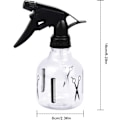 Miniatyrbild 3 av 5: Plastsprayflaskor, 250 ml stor kapacitet sprayflaska frisörsalong spray, plastsprayflaskor