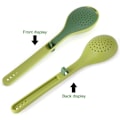 Miniatyrbillede 4 af 8: Plastik Urte Krydderi Filter Ske Si Colander Si Colander Husholdning KLB