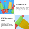Miniatyrbillede 4 af 8: Farve Ler Ler Plasticine Værktøjer Håndlavet Kreativ DIY Farve Plast KLB