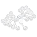 Miniatyrbillede 8 af 8: USB-lyskæde, 20 LED'er, krystalboble, sfærisk, dekorativ KLB