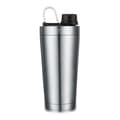 Rostfritt stål Protein Shaker Flaska Isolerad Varm/Kall Hållning Silver