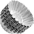 Miniatyrbilde 2 av 8: BESTonZON 30 stk Eggkakeform Ikke-klebende Aluminium Cupcake Kake Cookie Pudding