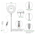 Pikkukuva 2 / 5: Kasvilamppu, 48 LED-kasvilamppu, kasvilamppu ajastimella - 3H / 9H / 12H (keltainen ja valkoinen valo) KLB