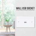 Miniatyrbillede 7 af 8: Husholdnings USB 2.0 ladestik med vægstik KLB