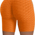 Miniatyrbilde 1 av 5: Berømte leggings, kvinners rumpe løftende yogabukser høye 08 oransje KLB