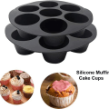Miniatyrbillede 2 af 5: Silikone Muffin Kageforme Non-Stick Bageudstyr