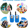 Pikkukuva 4 / 5: T388 Lasten Walkie Talkie 8 Kanavan Radio Lasten Taskulamppu Walkie