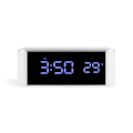 Miniatyrbild 1 av 6: Hushålls LED-spegel, multifunktionell elektronisk klocka, hushållstermometer (blå