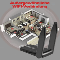 Miniatyrbilde 3 av 6: USB WLAN-adapter for PC, 1300 Mbps USB 3.0 WLAN-adapter PC 2,4 GHz / 5 GHz WLAN