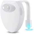 Miniatyrbillede 1 af 5: Toiletlampe Genopladelig LED Nattelys 8 Farver til WC Badeværelse/Casle Spand/Toilet/Skab/Vask/Hoteller,Cafeer