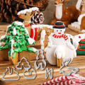 Miniatyrbilde 8 av 8: Jule 3D rustfritt stål kakeform sett 18 deler KLB