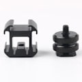 Miniatyrbillede 1 af 5: Triple Hot Shoe Mount Adapter Forlængerbeslag til Mikrofon
