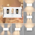 Miniatyrbilde 2 av 5: Dimbar bordlampe, oppladbar, bærbar, leselampe, 3 farger, 6 lysstyrkenivåer KLB