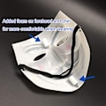 Pikkukuva 6 / 8: Aikuisten naamio Hacker Anonymous V Like Vendetta Valkoinen KLB