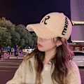 Miniatyrbillede 6 af 7: Vinterhat Ponytail Hul til Kvinder Mænd Udendørs Rejse Varmer O Beige KLB