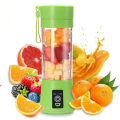 Miniatyrbild 1 av 5: Bärbar mixerkopp (grön, 380 ml), USB elektrisk mixer, minimiixer, bärbar mixer för milkshakes och smoothies, juicing, sex delar perfekt för mixning