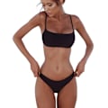 Miniatyrbillede 1 af 4: Bikini sæt til kvinder push up tanga med lavtaljet badedragt