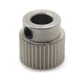 Miniatyrbillede 5 af 8: Præcisionstandhjul til ekstrudere - 36 tænder - rustfrit stål - sæt med 10 - 1,75 mm & 3 mm