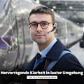 Pikkukuva 6 / 6: Kuulokkeet mikrofonilla Bluetooth, 2,4 GHz kuulokkeet langattomat latauskotelolla LED