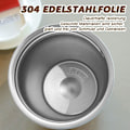 Miniatyrbild 3 av 5: Rostfritt stål vakuum värmeisolering vattenkokare - Blå KLB