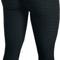 Miniatyrbillede 1 af 5: Berømte leggings, kvinder butt løft yoga bukser høj 01 sort KLB