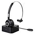 Miniatyrbillede 1 af 8: Tecknet Bluetooth-headset med mikrofon, PC-headset med AI-støjreduktion, KLB