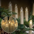 Pikkukuva 3 / 4: 20 LED-kynttilää, kaukosäädin ja paristot, himmennettävät liekittömät kynttilät