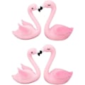 Miniatyrbild 1 av 5: Paket med Mini Flamingo Statyer - Påsk Cupcake Toppar