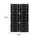 Miniatyrbillede 5 af 8: Solcellelader solpanel kit med solcelleladningsregulator, med