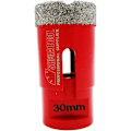 Miniatyrbillede 1 af 5: 30mm diamantbor med M14-gevind til tørboring i porcelænsfliser, granit og marmor KLB