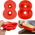 Miniatyrbillede 2 af 6: Kageform silikone tal store tal 7 bageform 8 KLB