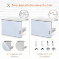 Miniatyrbillede 3 af 8: Toiletpapirholder hylde toiletpapir rulleholder uden boring toiletpapirholder