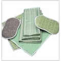 Set med 6 mikrofiberdukar av bambu för fönster, speglar, kakel, karosseri, mikrofiberbambu, glas, hushåll, badrum KLB