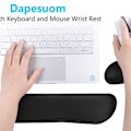 Miniatyrbillede 7 af 8: Keyboard håndledsstøttepude Memory Foam sæt håndledsstøtte