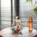 Miniatyrbilde 4 av 5: Lysestaker, juleborddekorasjoner midtpunkt KLB