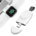 Miniatyrbilde 2 av 8: Lader for Apple Watch, iwatch Series 6/5/4/3/2/1/SE, med svart hengespenne