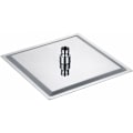Miniatyrbilde 4 av 5: 10 tommers/25 cm fast dusjhode, krom 304 rustfritt stål fast diffusor dusjhode, baderomstilbehør KLB