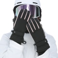 Miniatyrbillede 5 af 6: Ski Sne Handsker Vinter Koldt Vejr Vindtæt Varme Snowboard Spo Sort KLB