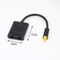 Miniatyrbild 2 av 4: Optisk Splitter 1 In 2 Out Digital Toslink Splitter 1 in 2 Output Audio