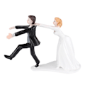 Miniatyrbilde 1 av 5: 1 Elegant Brud og Brudgom Kaketopper, Bryllupsdekorasjoner