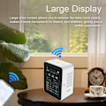 Miniatyrbild 2 av 6: Tuya WiFi 6 i 1 CO2-mätare Koldioxiddetektor PM2.5 TVOC HCHO KLB